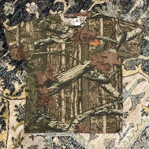 💚 1 Mossy Oak Breakup Infinity Camouflage T-shirt — Size L